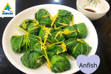 Chả cá basa hấp cải bẹ xanh