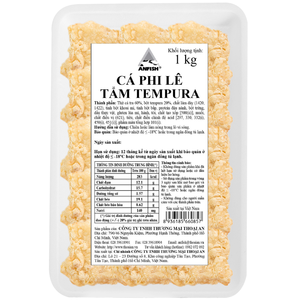 Cá Phi Lê Tẩm Tempura Thoại An