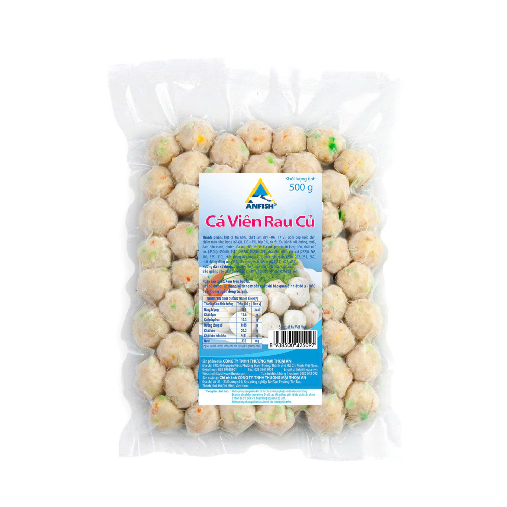 Cá Viên Rau Củ Thoại An 500g - Đông Lạnh (HCK)