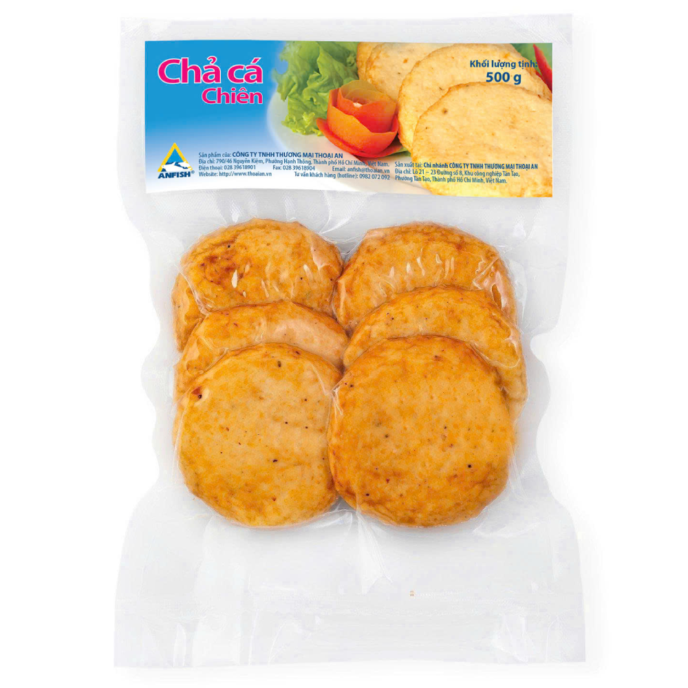 Chả Cá Chiên Thoại An - Đông Lạnh (HCK)