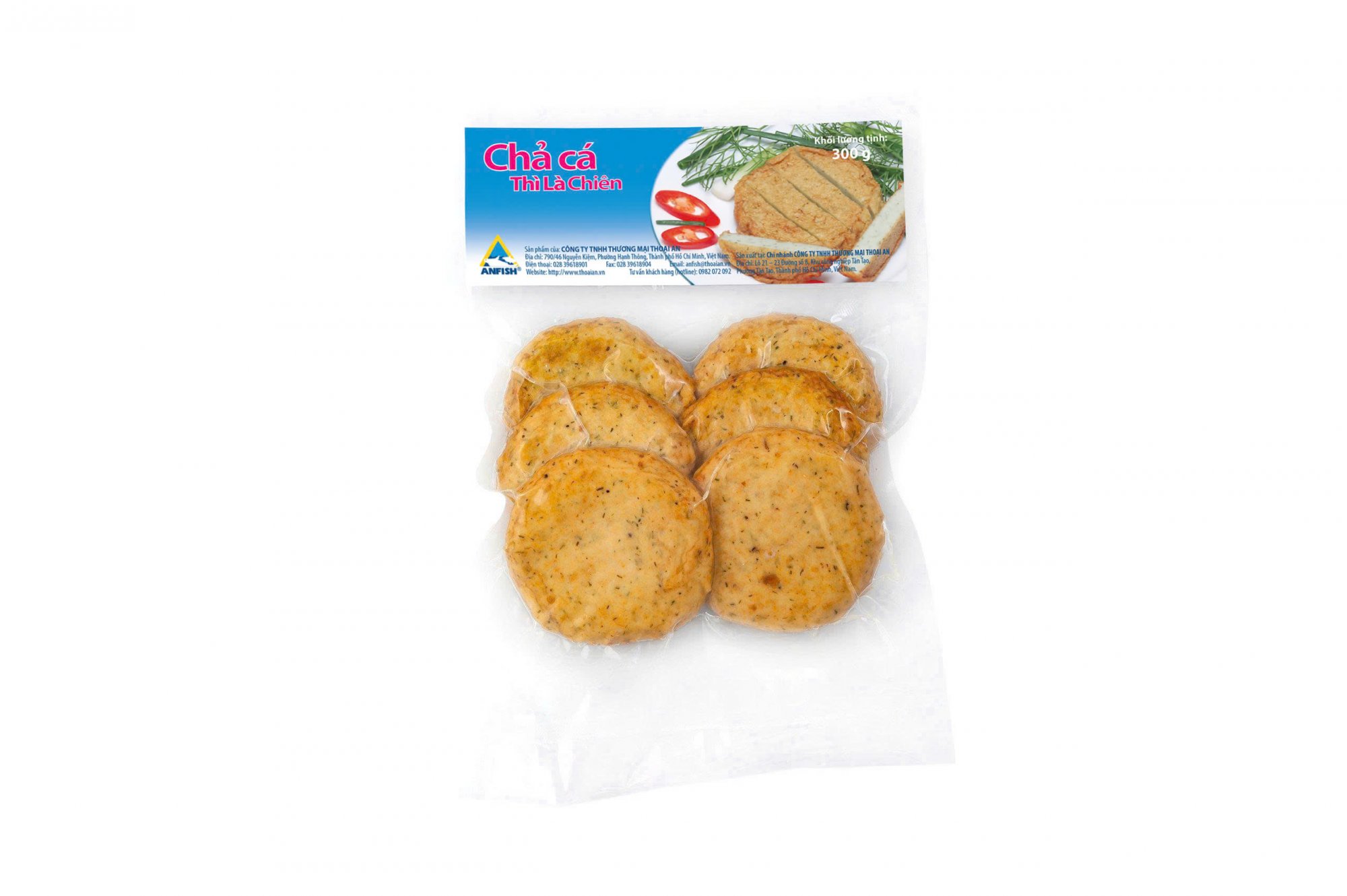 Chả Cá Thì Là Chiên Thoại An 300g - Đông Lạnh (HCK)