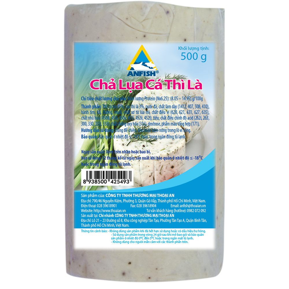 Chả lụa cá thì là Thoại An 500g